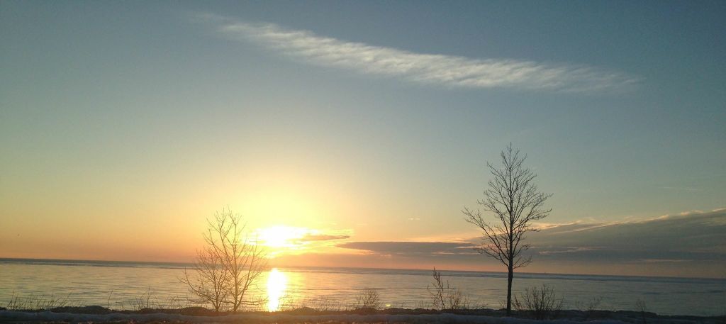 Racine sunrise